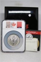 RARE! 2023 $50 Canada 5oz silver PF70 UCAM Pop 312
