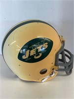 NY Jets Football Helmet-Signed - Signature Faded