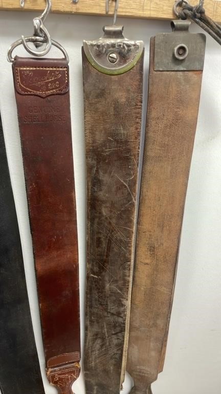 Antique Shaving Razor Strop lot