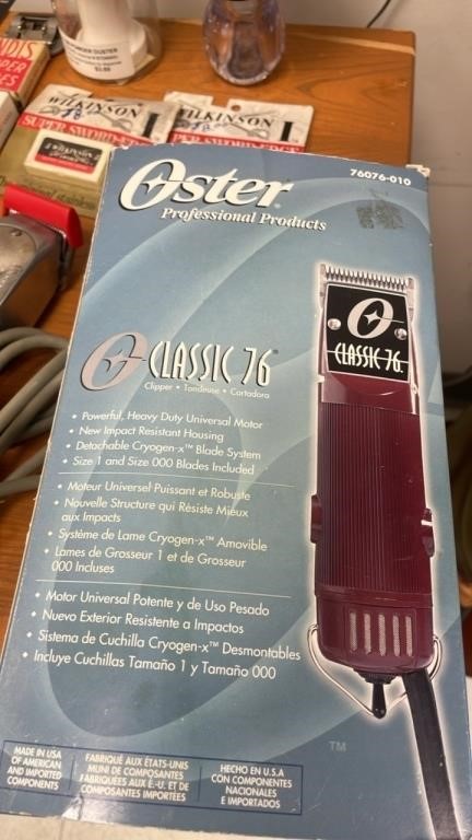 Oster Classic 76 Shaving Clipper