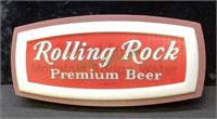 Vintage Rolling Rock mirage 3-D beer sign