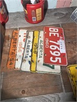 Asst License Plates - 1954-1960