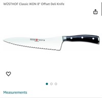 WÜSTHOF Classic IKON 8" Offset Deli Knife