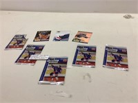 Four unopened packs of Gretzky hockey cards