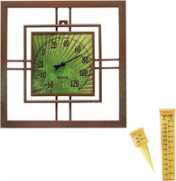 Outdoor Thermometer and Rain Gauge