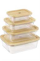 $49 4Pcs Glass Food Containers