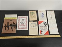 (5) 1935 Theater & Festival Programmes