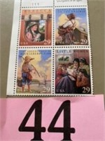 CLASSIC BOOKS STAMPS 4PC