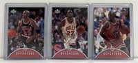 (3) MICHAEL JORDAN BASKETBALL CARDS