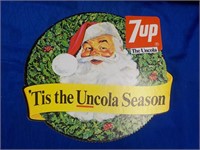 7UP Santa advertising 10"