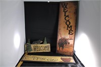 Wood Welcome Signs All For 1 Money