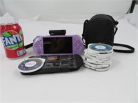 Console PSP Sony avec plusieurs jeux