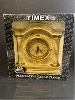 Timex Decorative Table Clock NIB