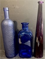 Three Vintage Decorative bottles