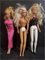 Three 1966 Barbies