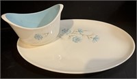 Taylor Smith Taylor "Boutonnaire" Platter and Bowl
