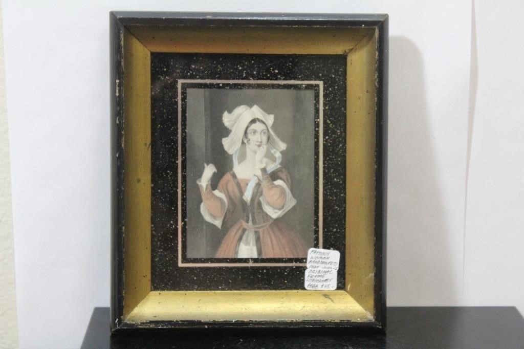 A Framed Antique Lithograph