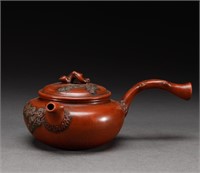 Qing Dynasty purple clay pot