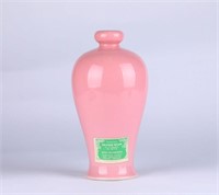 Chinese Pink Glazed Monochrome Vase