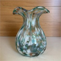 Vintage Murano-Style Confetti Handblown Vase