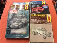 Lot of shop manuals ford Chevy Datsun GM