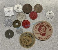 Grouping of trade tokens