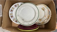 Box of Assorted Vintage Dishes (some chipped). NO