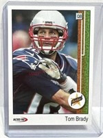 Tom Brady 1989 Upper Deck Style rookie card
