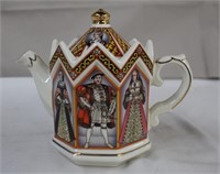 Sadler teapot "King Henry VIII and his six wives"