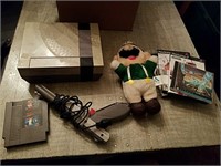Nintendo NES plus zapper, Mario and Duck Hunt,