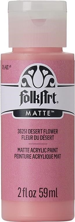 FolkArt Acrylic Craft Paint, Desert Flower 2 fl oz