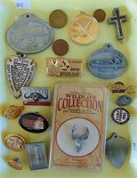 Hunting Pins, Plaques, etc