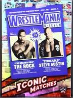 2021 Topps The Rock Steve Austin WWE card