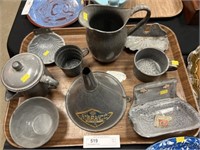 Gray Agateware Pieces