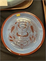 R.C. Engle Redware Plate