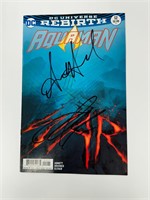 Autograph COA Aquaman #12 Comics