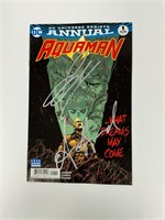 Autograph COA Aquaman #1 Comics