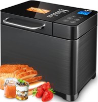 KBS 17-in-1 Bread Maker,710W Dual Heaters Bread Ma