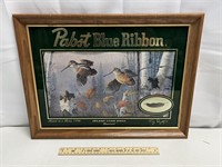 Pabst Ribbon Woodcock Advertising Beer Mirror