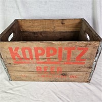 Koppitz Beer Wood Crate