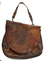 Antique Leather Mail Bag