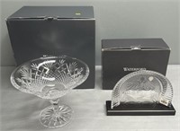 Waterford Crystal Compote and Nativity Crèche Lot