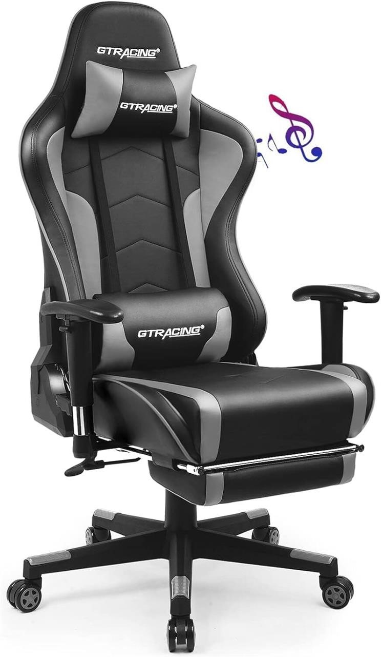 GTRACING GT890MF-Gray Gaming Chair  Grey