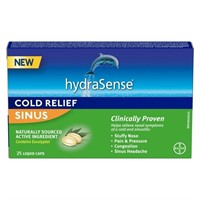 hydraSense Sinus Cold Relief, Naturally Sourced Ac