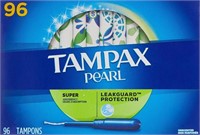 Tampax Pearl Unscented Super Absorbency Tampons, 9