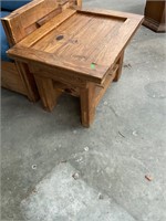 This End Up Wood End Table