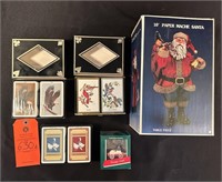 Antique Cards and Christmas Décor