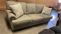 Loveseat With Decorative Pillows(rip)