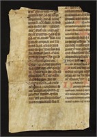 15th c. Manuscript on Vellum