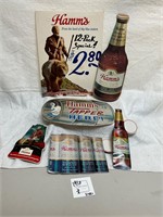 Hamm's Bottles, Cans and tap Advertising